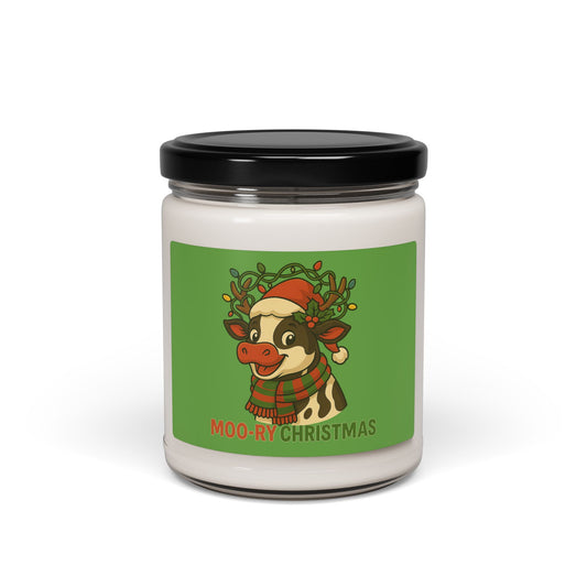 Moo-ry Christmas - Candle