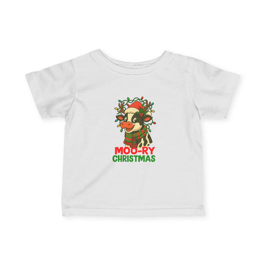 Moo-Ry Christmas - Infant Shirt