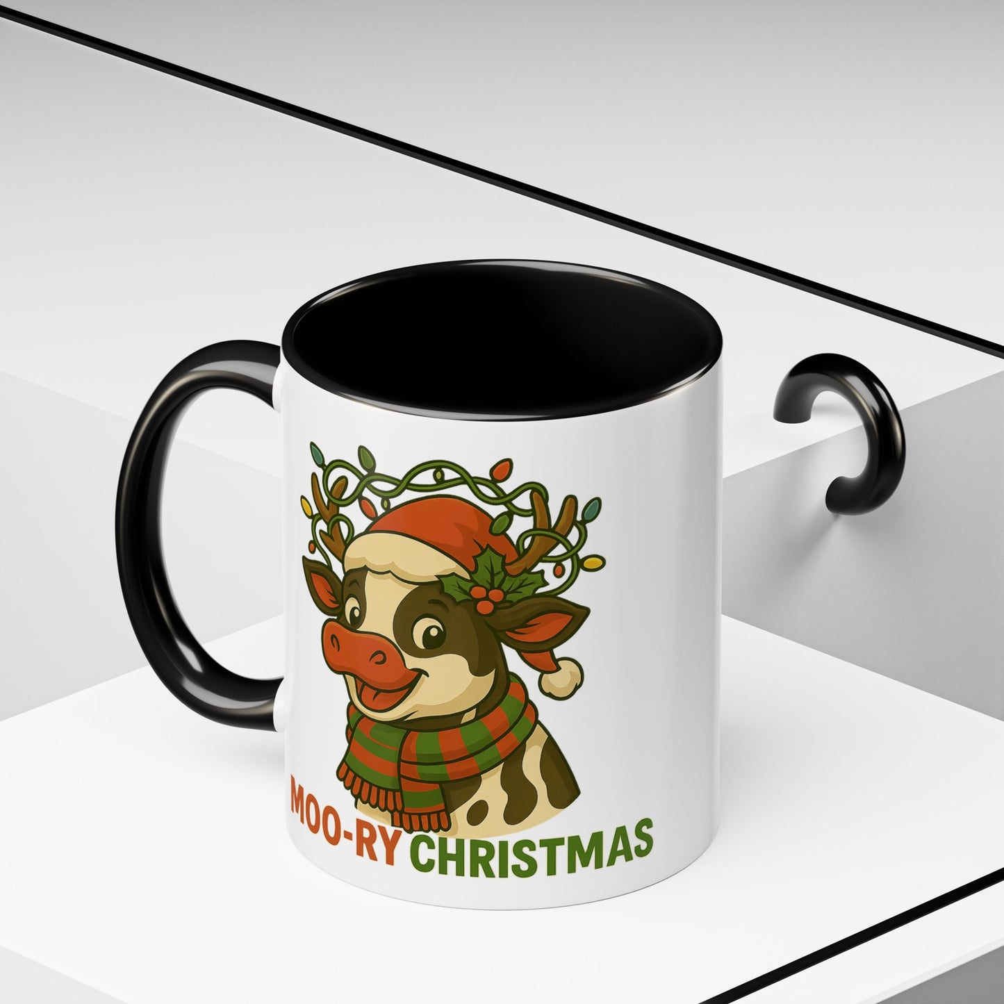 Moo-Ry Christmas Mug