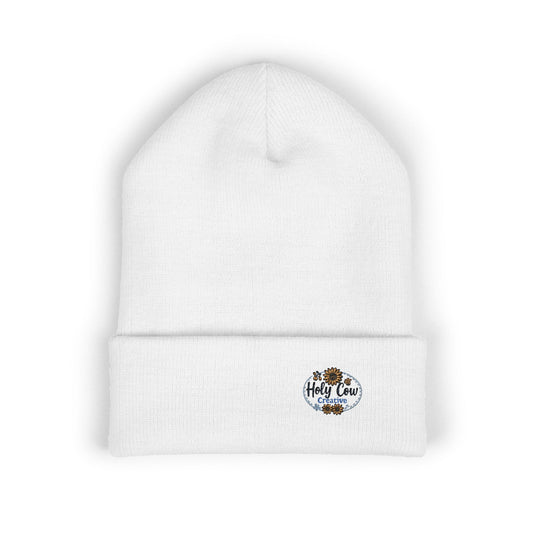Holy Cow Creatived - Embroidered Cuffed Beanie