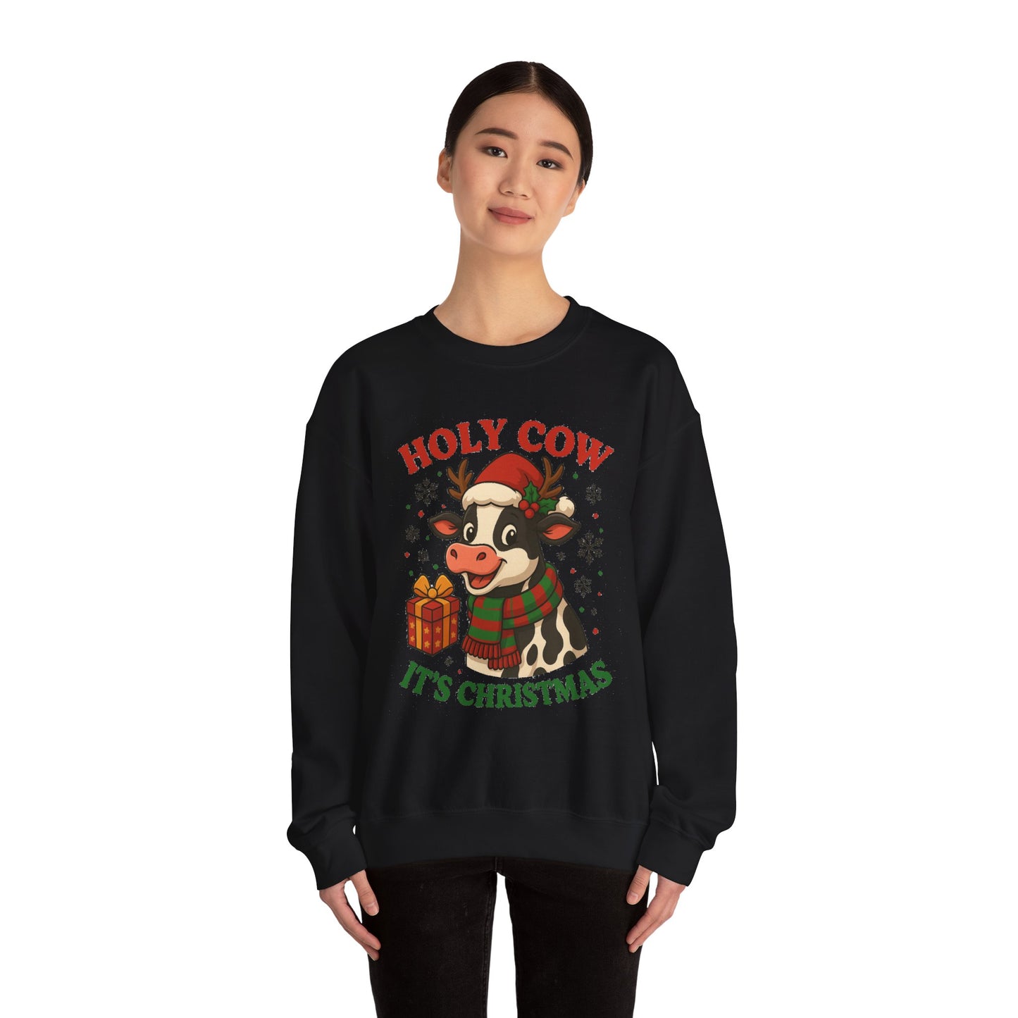 Holy Cow It's Christmas Sweatshirt