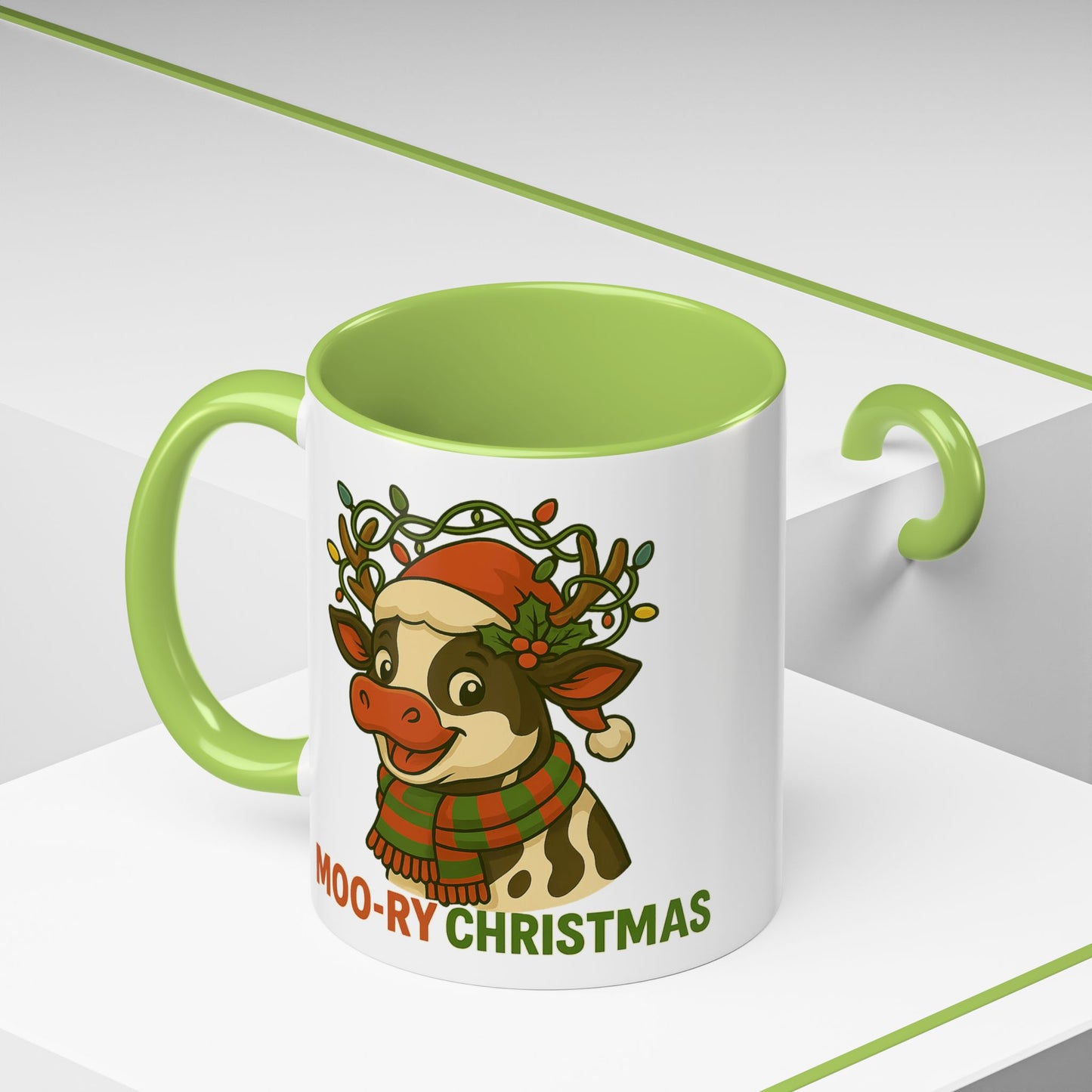 Moo-Ry Christmas Mug