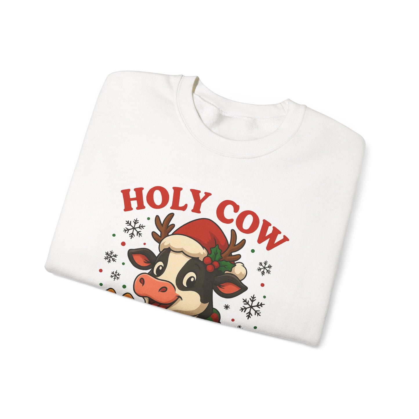 Holy Cow It's Christmas Sweatshirt