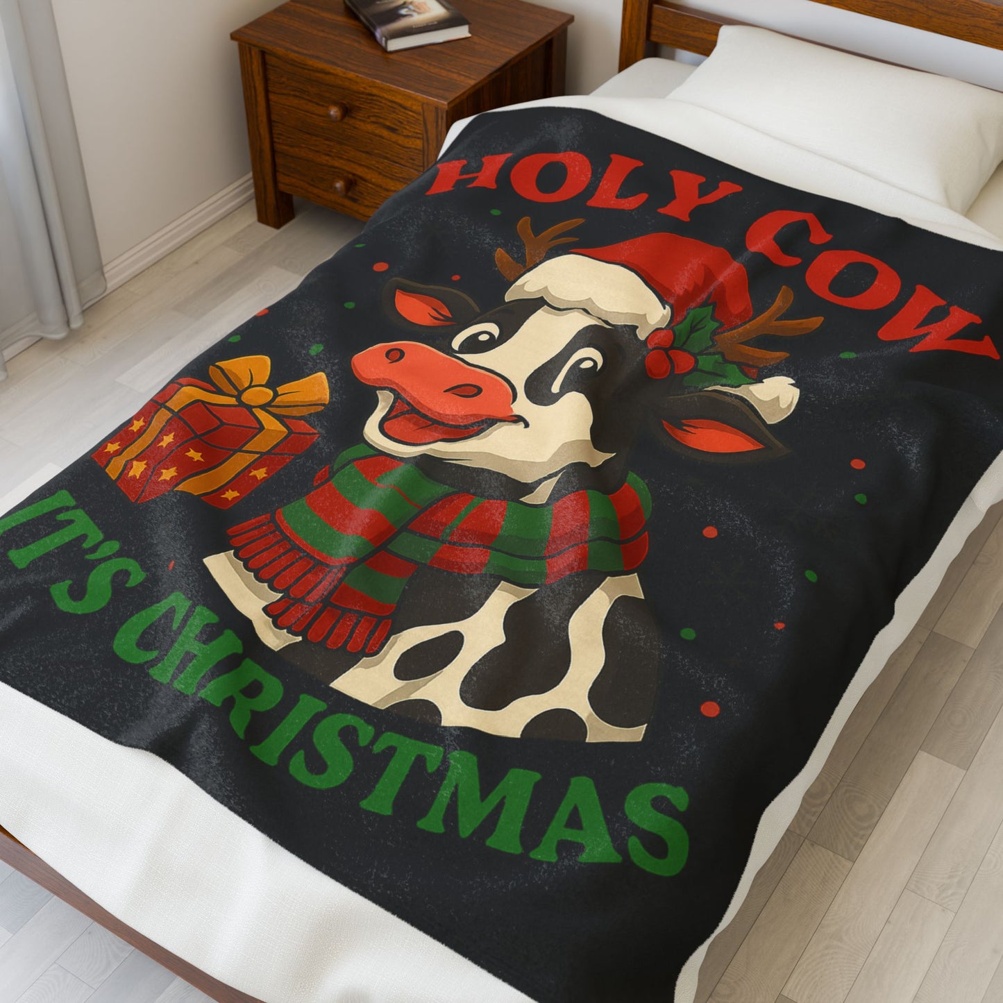 Holy Cow It’s Christmas - Holiday Throw