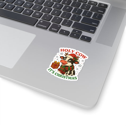 Holy Cow It's Christmas - Sticker