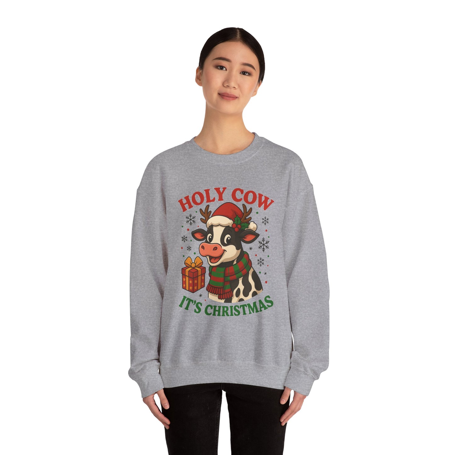 Holy Cow It's Christmas Sweatshirt