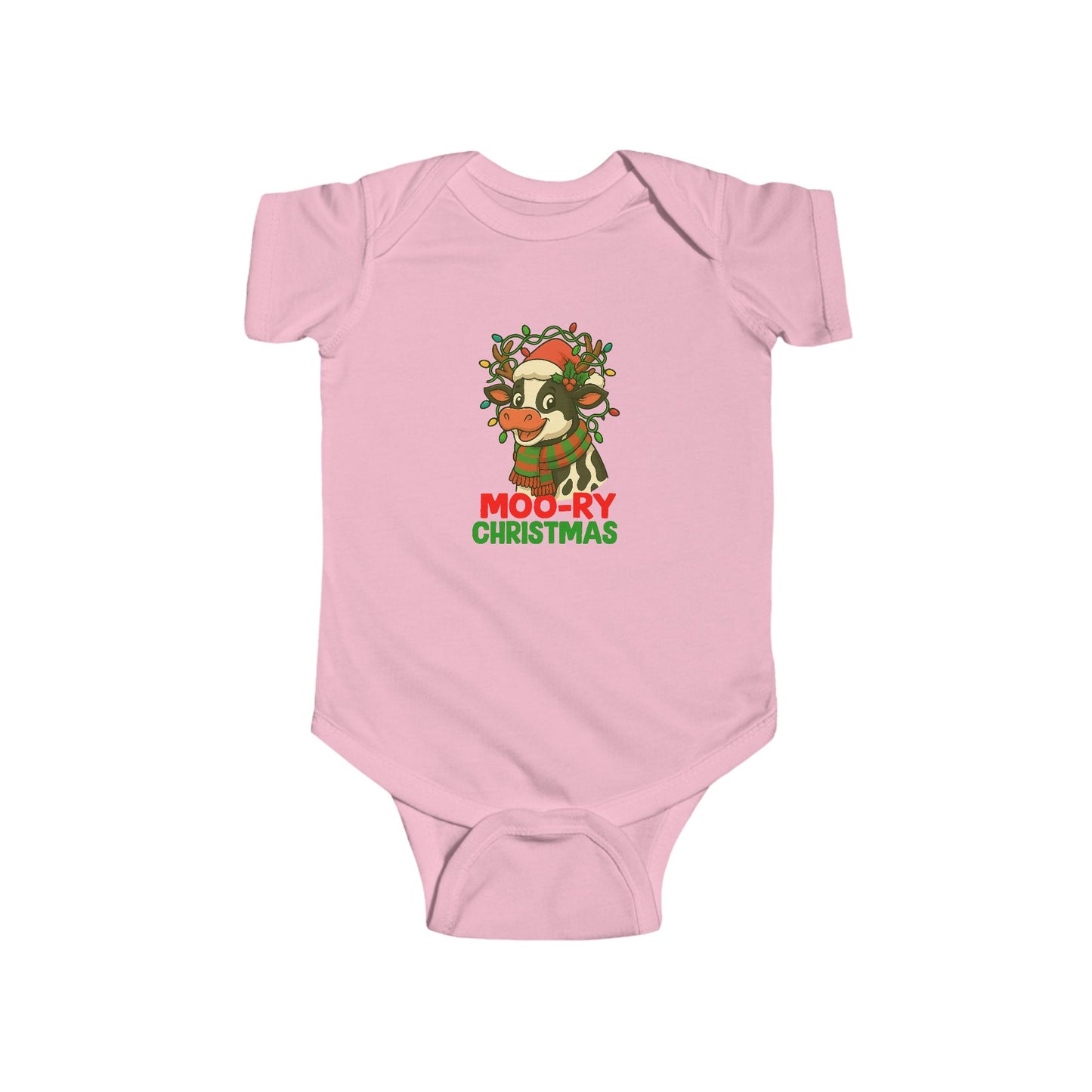 Moo-ry Christmas - Baby Onesie