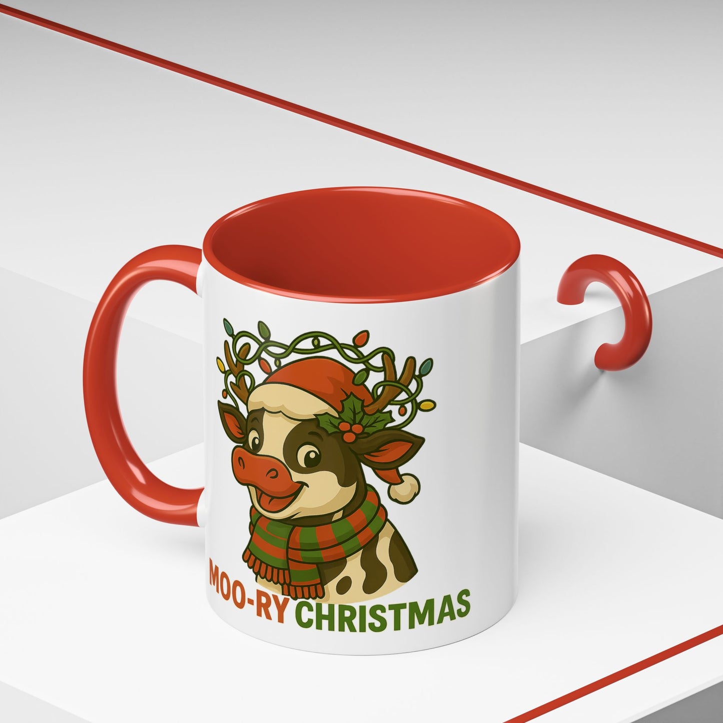 Moo-Ry Christmas Mug