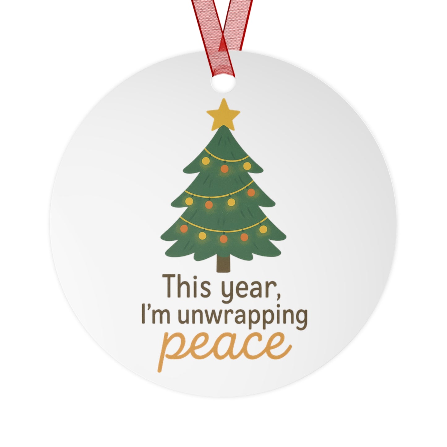 Unwrapping Peace - Ornament